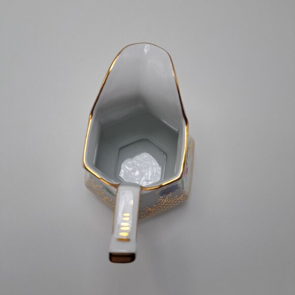 Royal Danube Ornate Floral Gold Trim Hexagonal Pitcher Pot - Picture 5 of 15